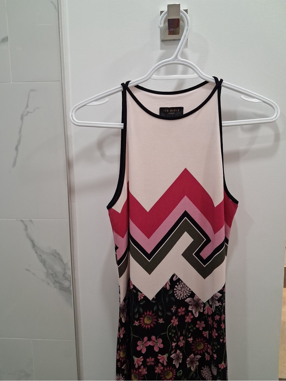 Ted Baker Dress in Pink and Black - Picture 5 of 6